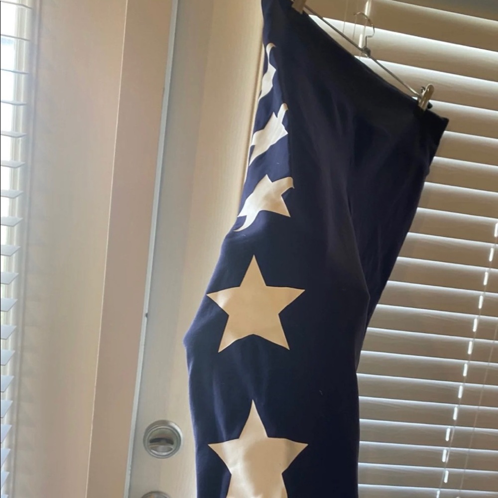 New Balance x J.Crew Leggings Navy Stars Large